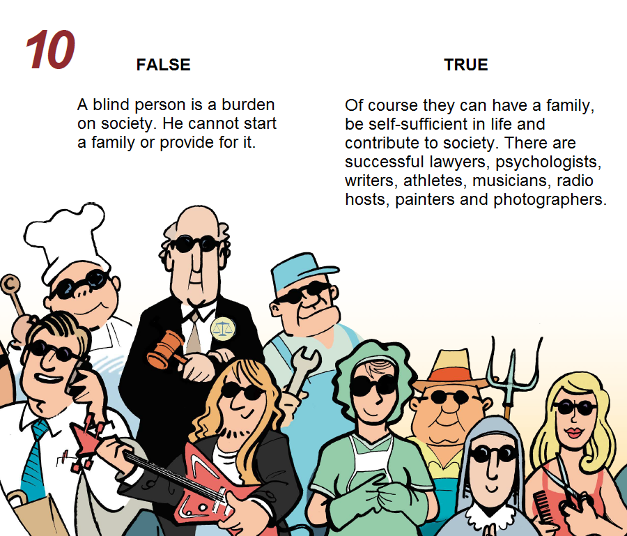 10 mistakes and truths about blindness | Feelif, feeling life